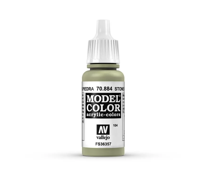 Vallejo Model Colour - Stone Grey 17ml Acrylic Paint (AV70884)