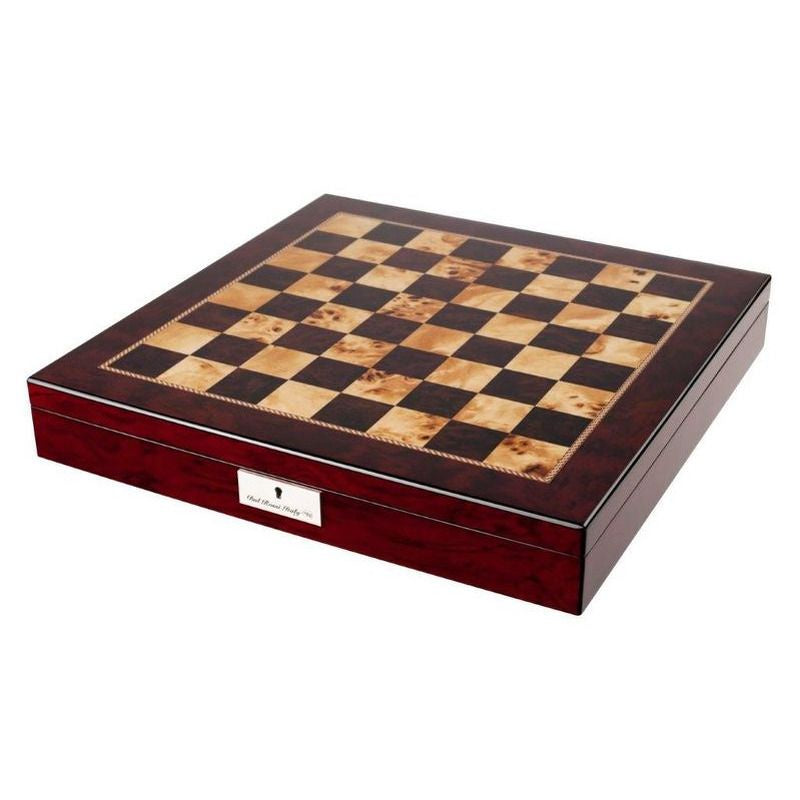 Chess Box Mahogany Finish 20 with compartments