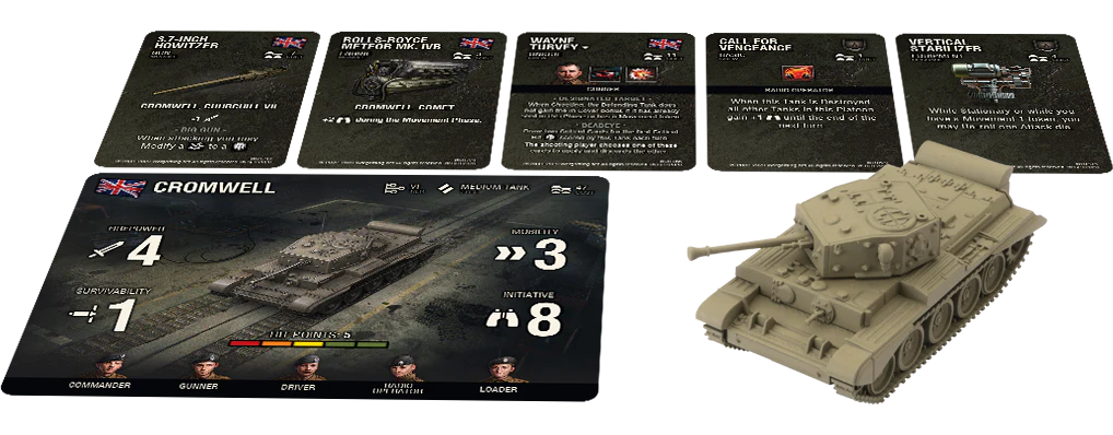 World of Tanks Miniatures Game Wave 2 British Cromwell