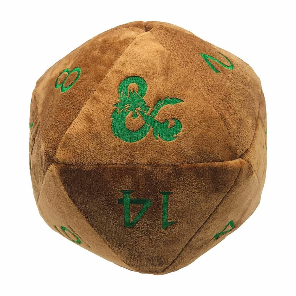 Dungeons &amp; Dragons Jumbo Feywild Copper and Green D20 Dice Plush