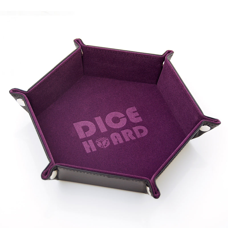 Dice Hoard Dice Tray Hex Purple