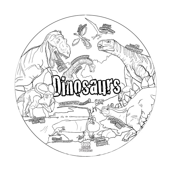 Dinosaurs Top Trumps Puzzle