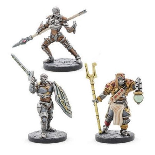 Dungeons &amp; Dragons - Collectors Series Miniatures Eberron Warforged Thief Cleric &amp; Fighter (3)