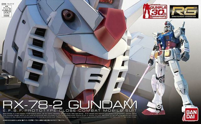 Bandai 1/144 Rg Rx-78-2 Gundam