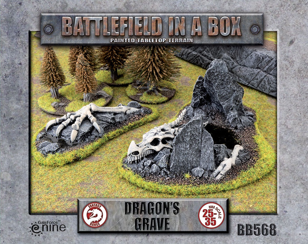 Battlefield in a Box: Dragons Grave (x2) - 30mm