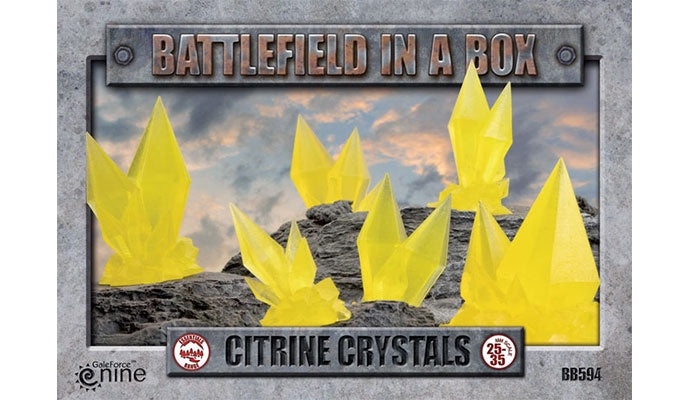 Battlefront Miniatures - Citrine Crystals (Yellow) (BB594)
