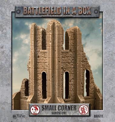 Battlefield in a Box: Gothic Battlefields - Small Corner - Sandstone