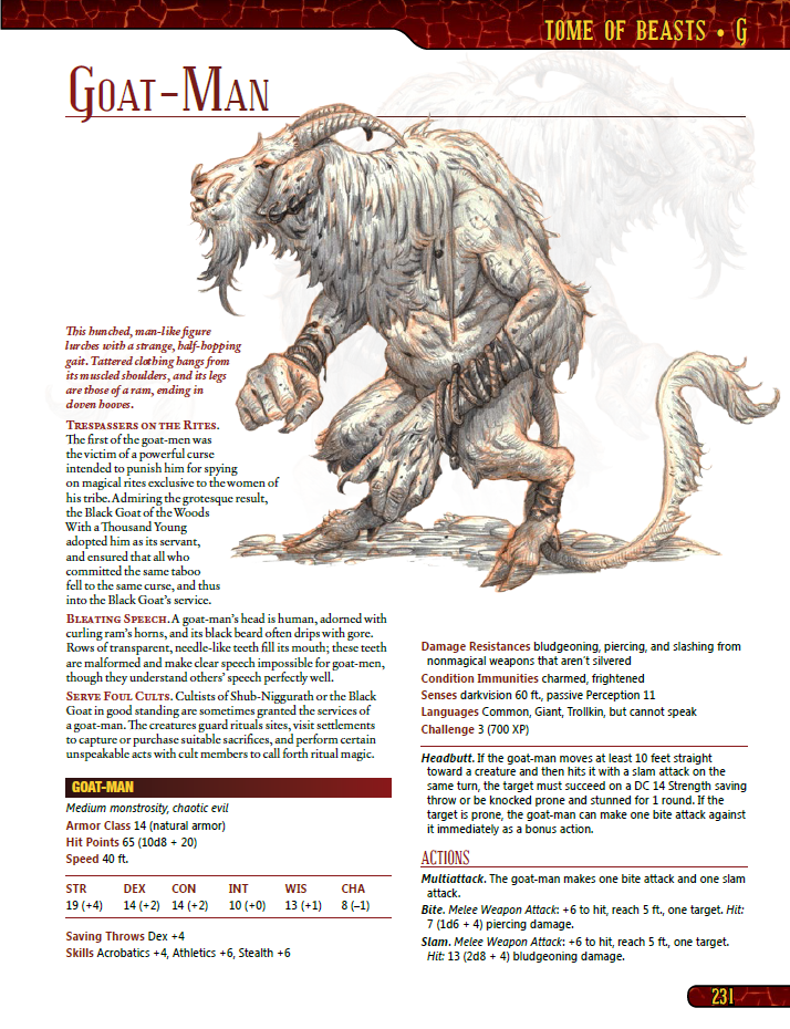 Kobold Press Tome of Beasts Pocket Edition for 5th Edition