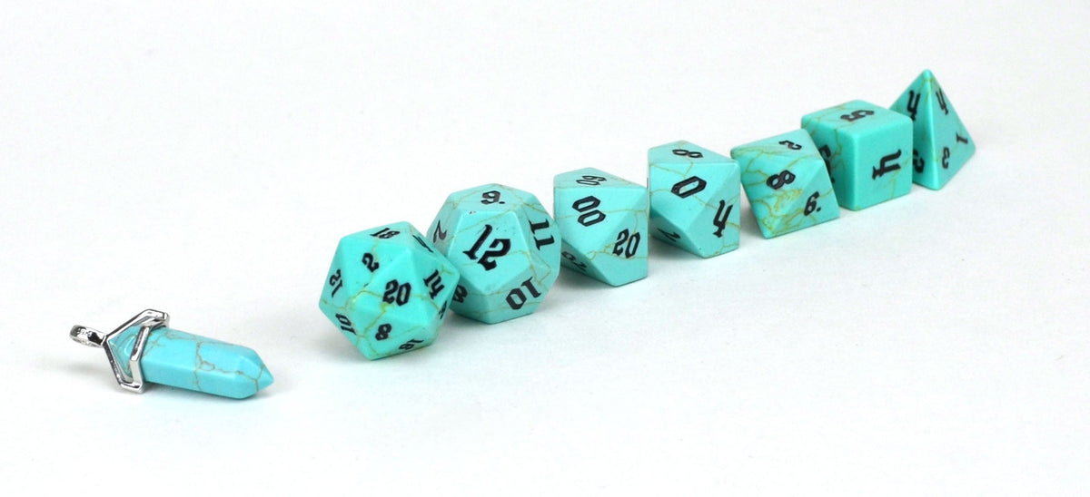 Level Up Dice - Green Turquoise
