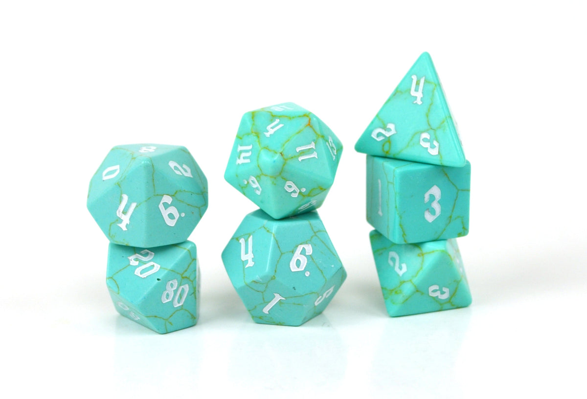 Level Up Dice - Green Turquoise