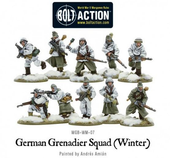 German Grenadiers in Winter Clothing Squad