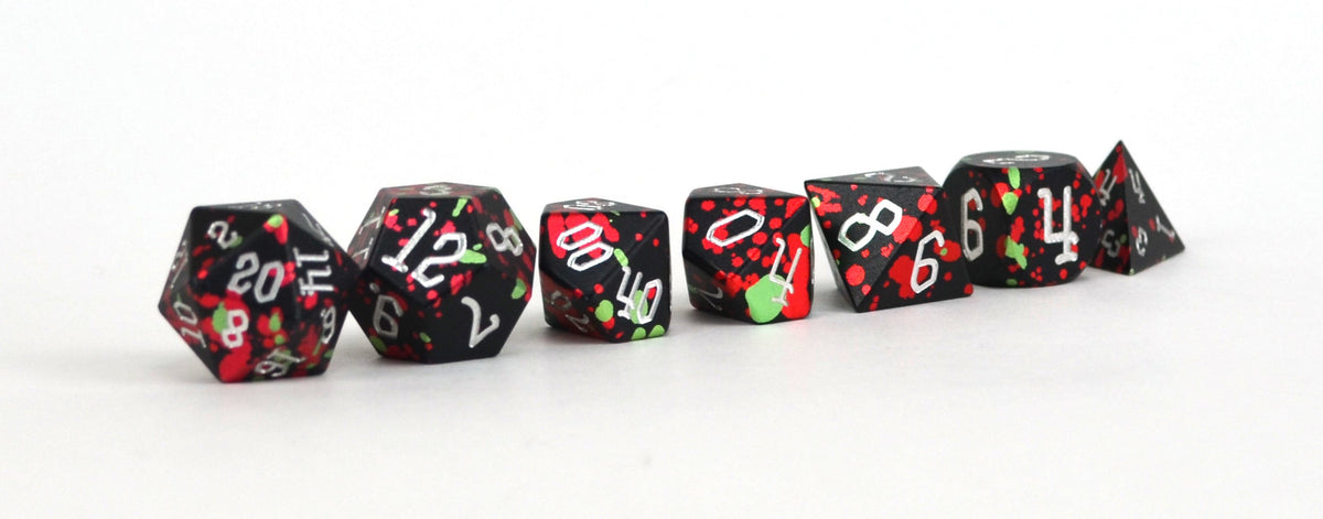 Level Up Dice - Holly Aluminium Set of 7 (HP)