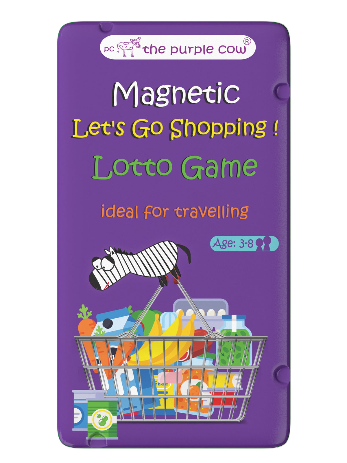 Magnetic Games Tins - Lets Go Shopping! Lotto Game