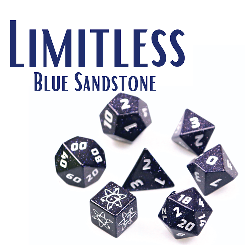 Level Up Dice - Limitless (Blue Sandstone)