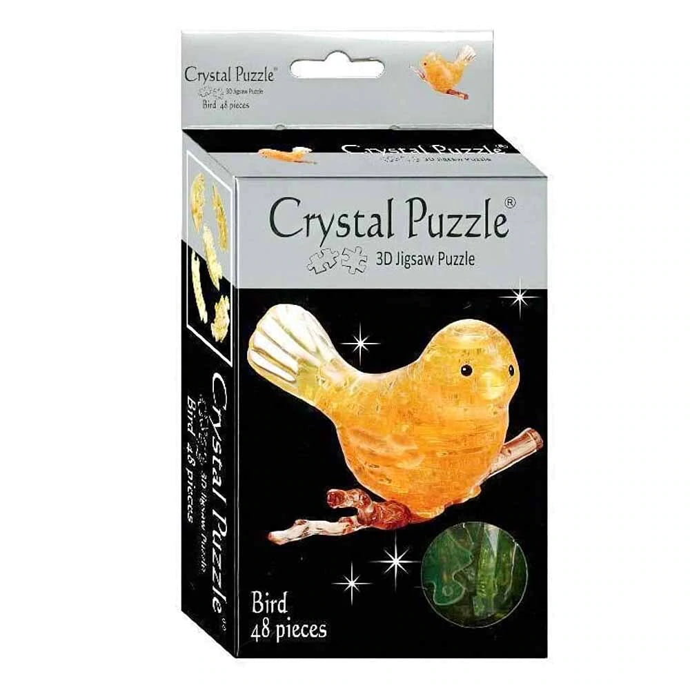 3D Crystal Puzzle - Yellow Bird