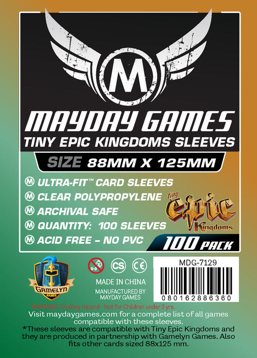 Tiny Epic Kingdoms: Card Sleeves - Mayday
