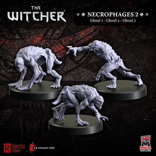 The Witcher Miniatures - Necrophages 2 Ghouls