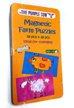 Magnetic Games Tins - Magnetic Farm Puzzles