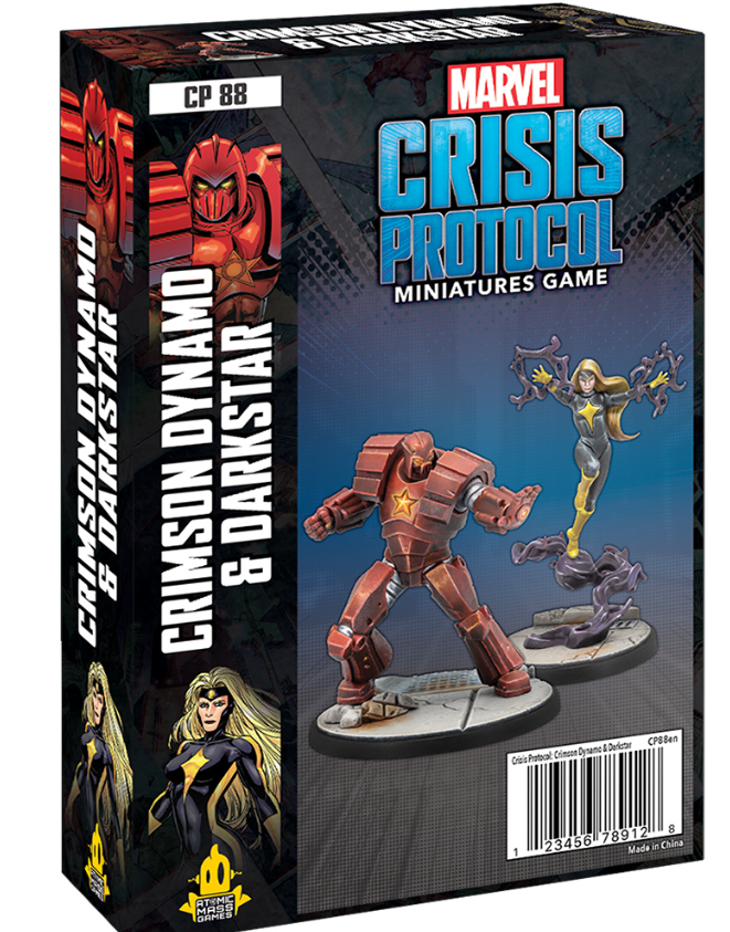Marvel Crisis Protocol Miniatures Game Crimson Dynamo &amp; Dark Star