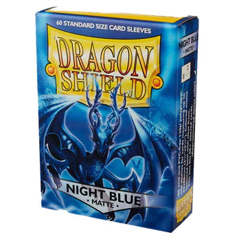 Dragon Shield - Sleeves - Matte Night Blue- Standard Size (60)