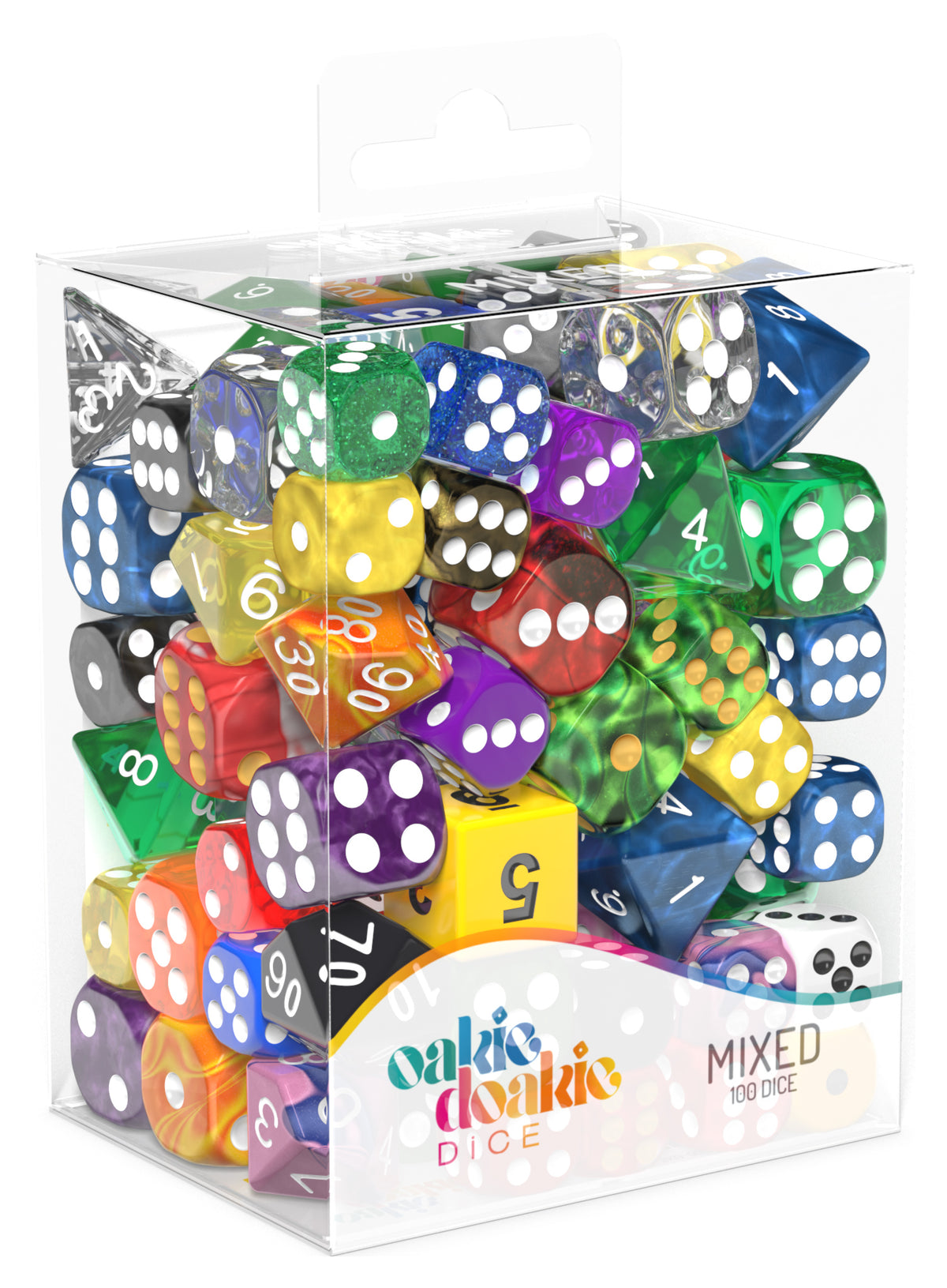 Oakie Doakie Dice - Mixed Set Retail Pack (100) loose dice