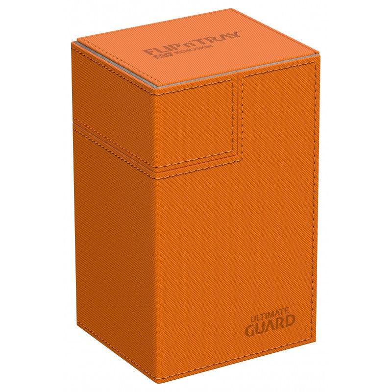 Ultimate Guard Flip N Tray Deck Case 80+ Standard Size Xenoskin Orange