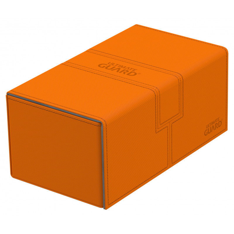 Ultimate Guard Twin Flip N Tray Deck Case 200+ Standard Size Xenoskin Orange