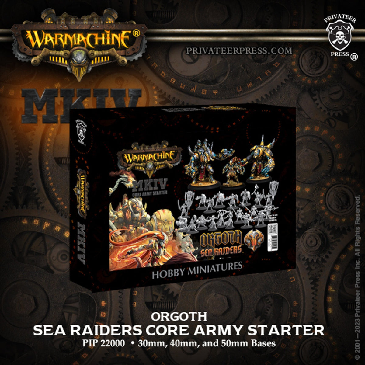 Warmachine: MKIV– Orgoth Sea Raiders Core Army Starter