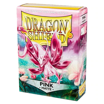 Dragon Shield - Sleeves - Matte Pink- Standard Size (60)