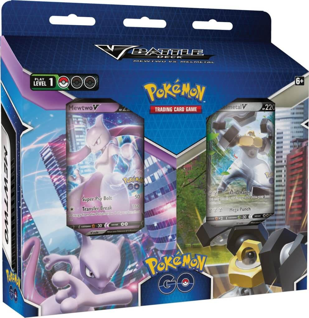 Pokemon TCG: Sword &amp; Shield - Pokemon Go V Battle Deck Bundle