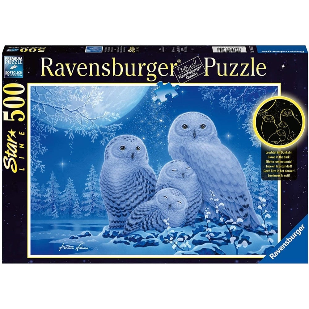 Ravensburger Owls In The Moonlight - 500 Piece Jigsaw