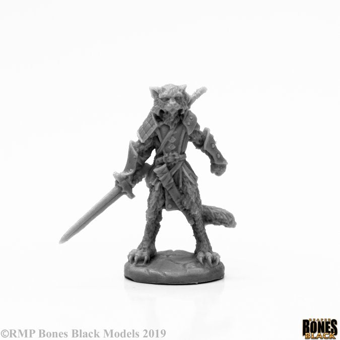 Reaper Bones Catfolk Warrior