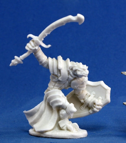 Reaper Bones Dragonman Warrior