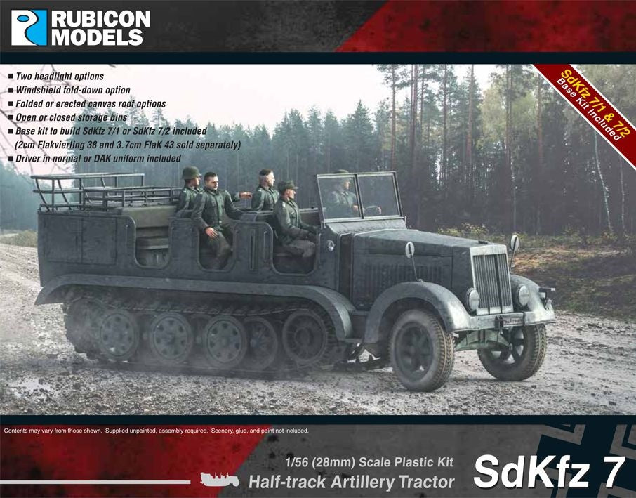 Rubicon Models Sdkfz 7 Half Track Artillery Tractor