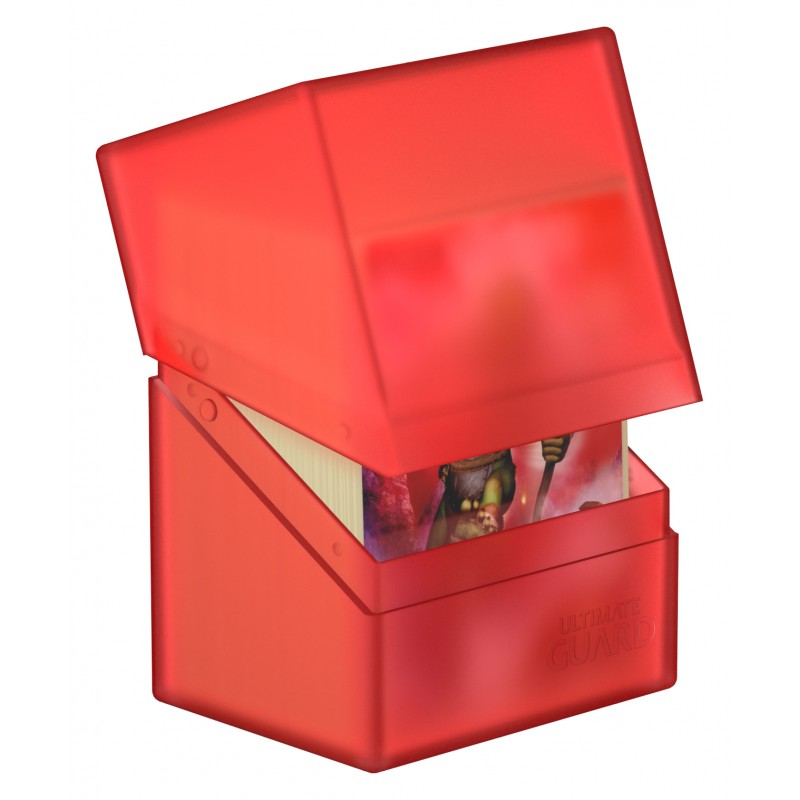 Ultimate Guard Boulder Deck Case 80+ Standard Size Ruby