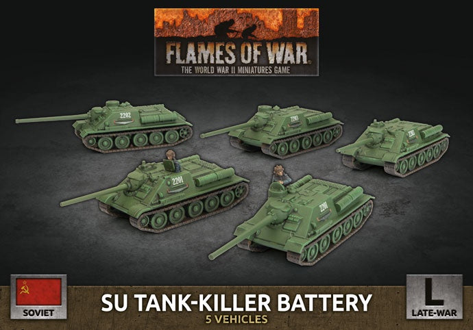 Flames of War: Soviet: SU Tank-Killer Battery (x5 Plastic)