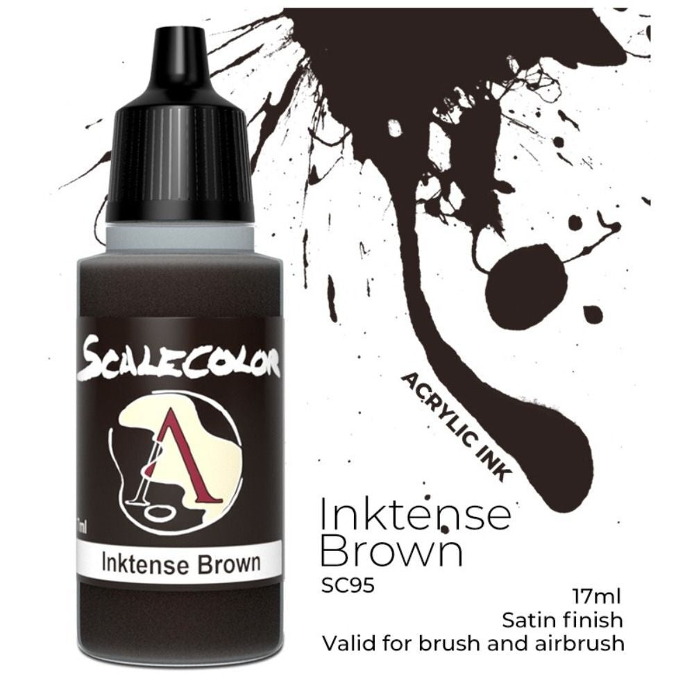 Scale 75 - Scalecolor Inktense Brown (17ml) SC-95 Acrylic Paint