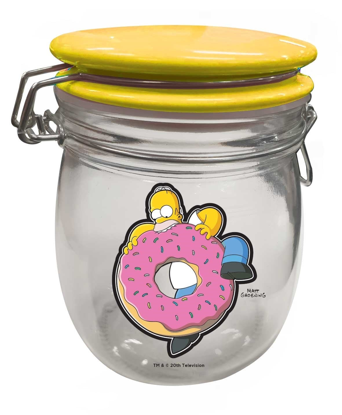 The Simpsons Glass Cannister Homer