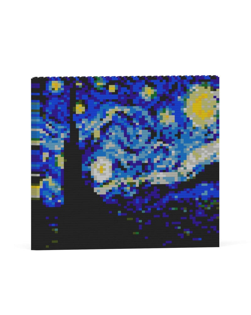 Jekca - The Starry Night Brick Painting 01S
