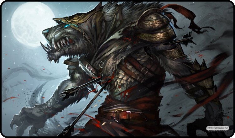 Gamermat - The Werewolf Assassin TCG Sized