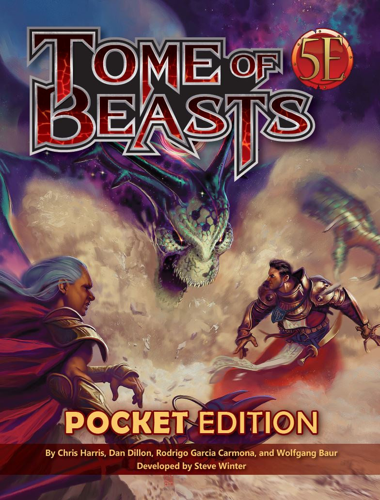 Kobold Press Tome of Beasts Pocket Edition for 5th Edition