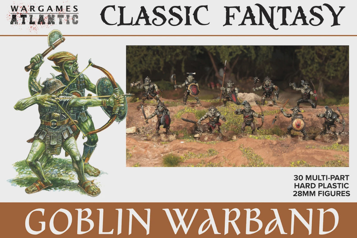 Goblin Warband - 30x 28mm Classic Fantasy Tropes
