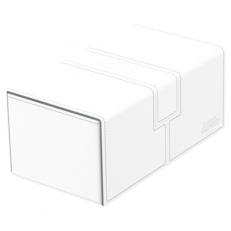 Ultimate Guard Twin Flip N Tray Deck Case 200+ Standard Size Xenoskin White