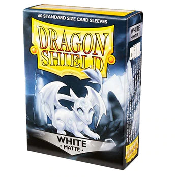 Dragon Shield - Sleeves - Matte White- Standard Size (60)