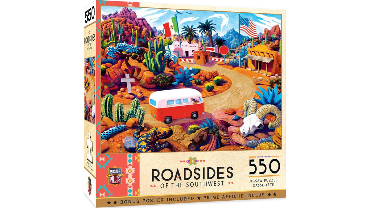 Masterpieces Puzzle Roadside Of the Southwest Touring Time Puzzle 550 Piece Jigsaw