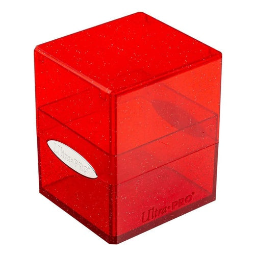 Deck Box Satin Tower Glitter - Red