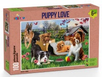 Funbox Puppy Love 100 Piece Jigsaw