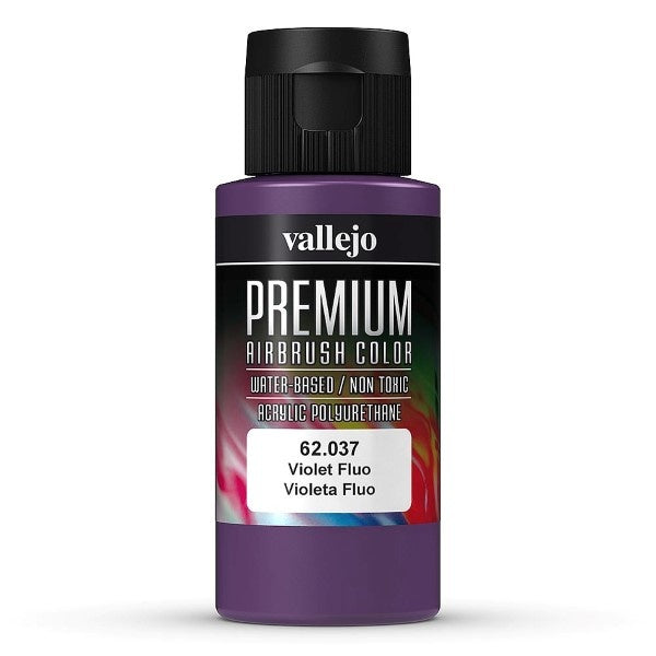 Vallejo Premium Colour - Fluorescent Violet 60ml Acrylic Paint (AV62037)