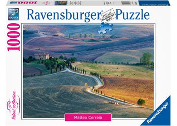 Ravensburger - Tuscan Farmhouse Pienza Italy 1000 Piece Jigsaw