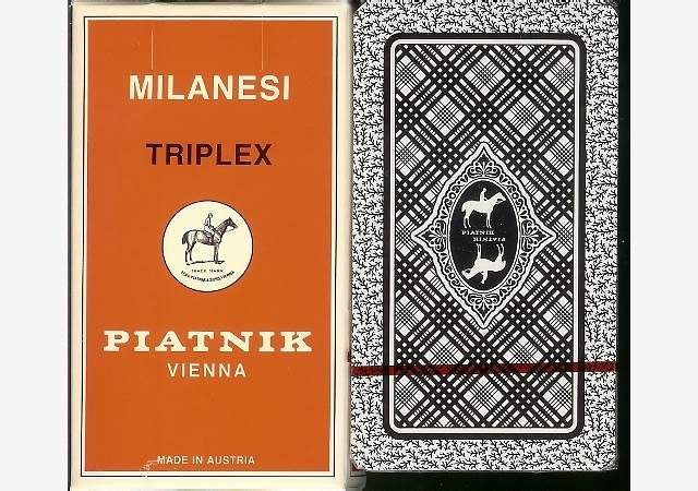 Piatnik Milanesi Triplex Playing Cards